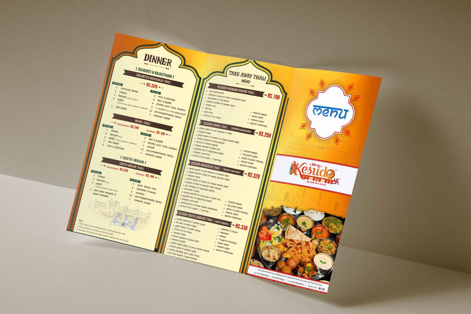 Serve Your Brand in Style — Custom Menu Designs for Food & Catering Businesses