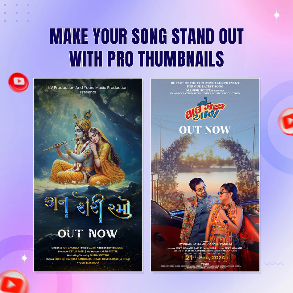 Make Your Song Stand Out with Pro Thumbnails