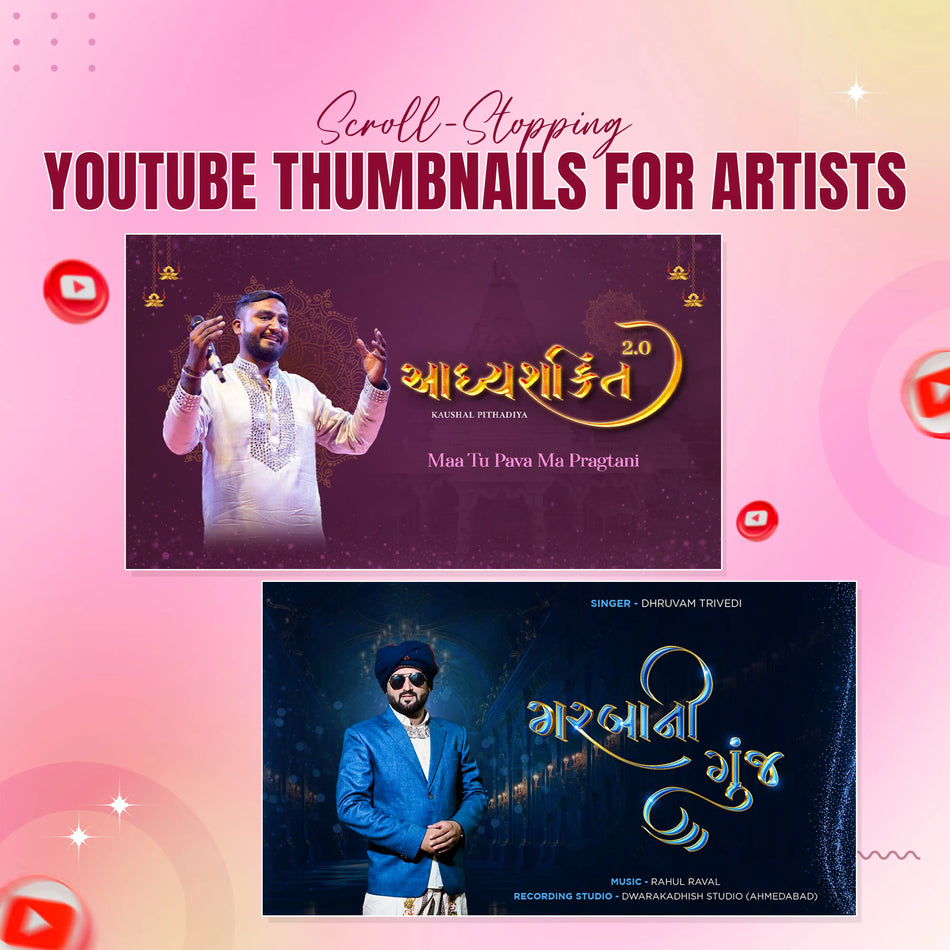 Scroll-Stopping YouTube Thumbnails for Artists