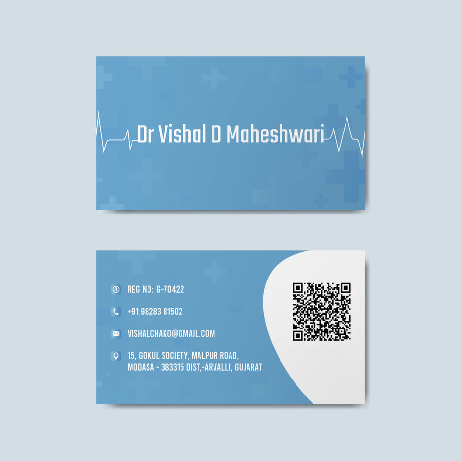 Hospital Visiting Card Design — Professional & Trustworthy Cards