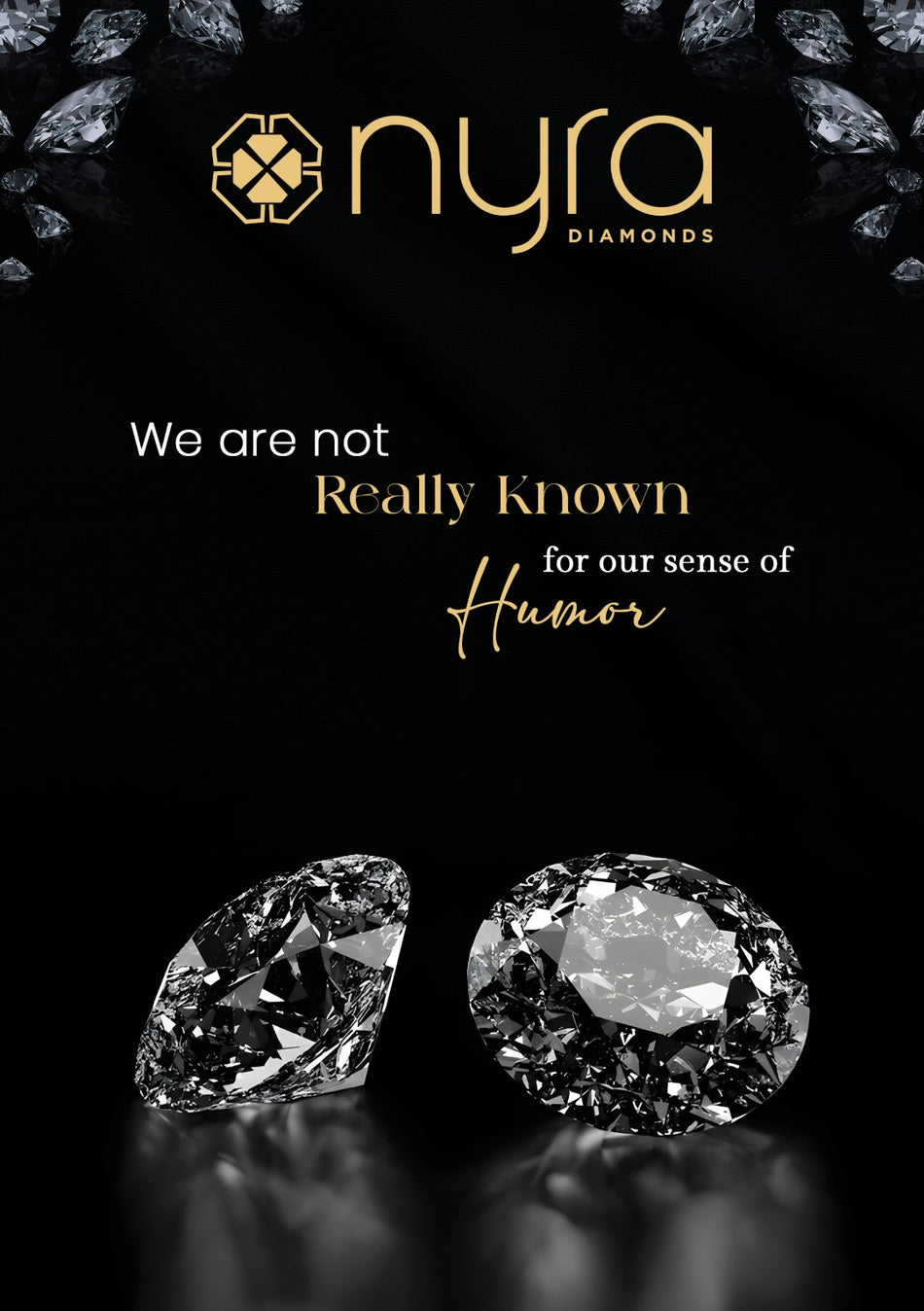 Sparkle & Shine — Diamond Store Leaflet Design for Luxury Promotion