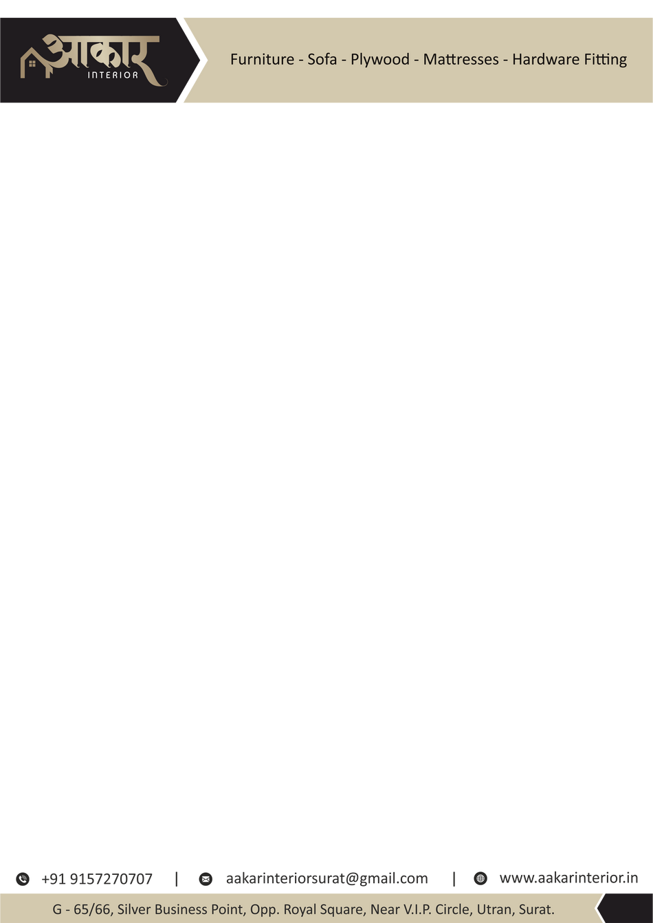 Custom Interior Design Letterhead | Print-Ready & Brand-Focused