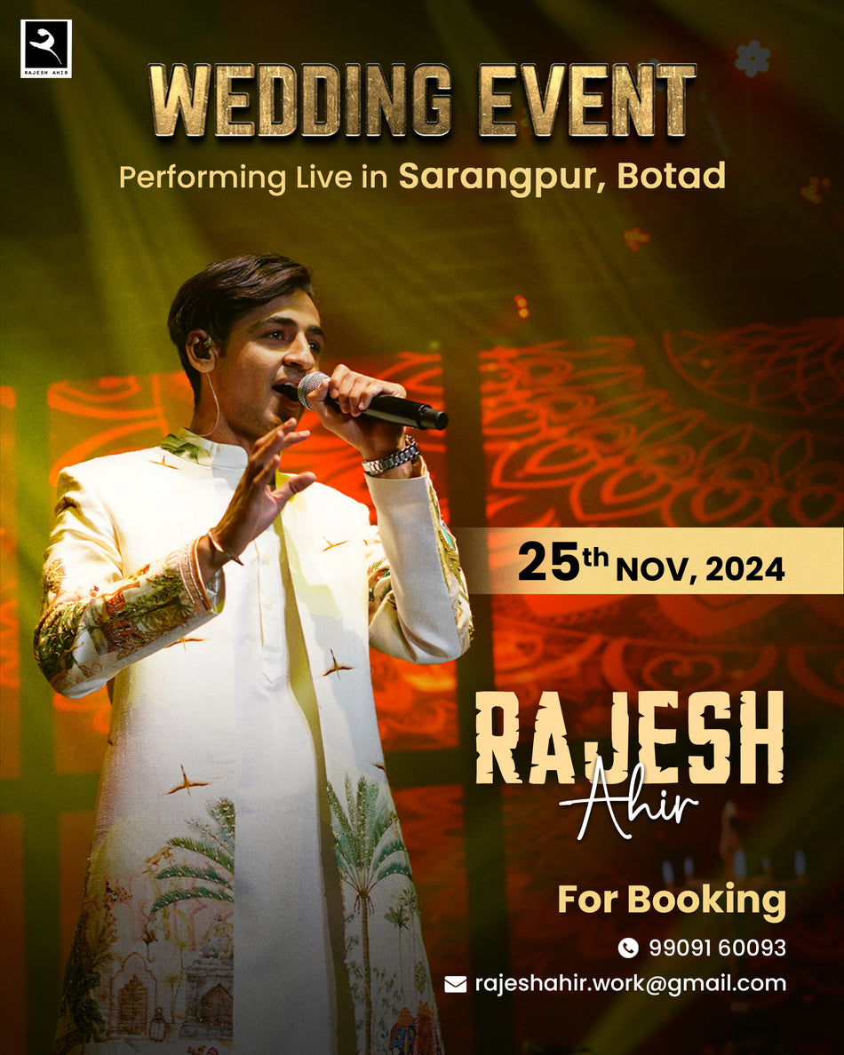 EventPosterforRajeshAhirByVictoryBrandAgency