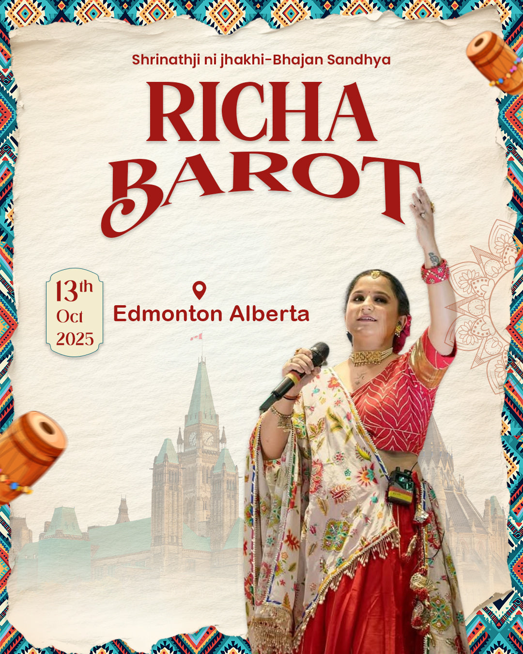 EventPosterforRichaBarotByVictoryBrandAgency