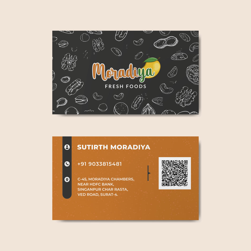 Flavor & Feast — Custom Visiting Cards for Food & Catering Services