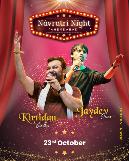 EventPosterforKirtidanGadhviByVictoryBrandAgency