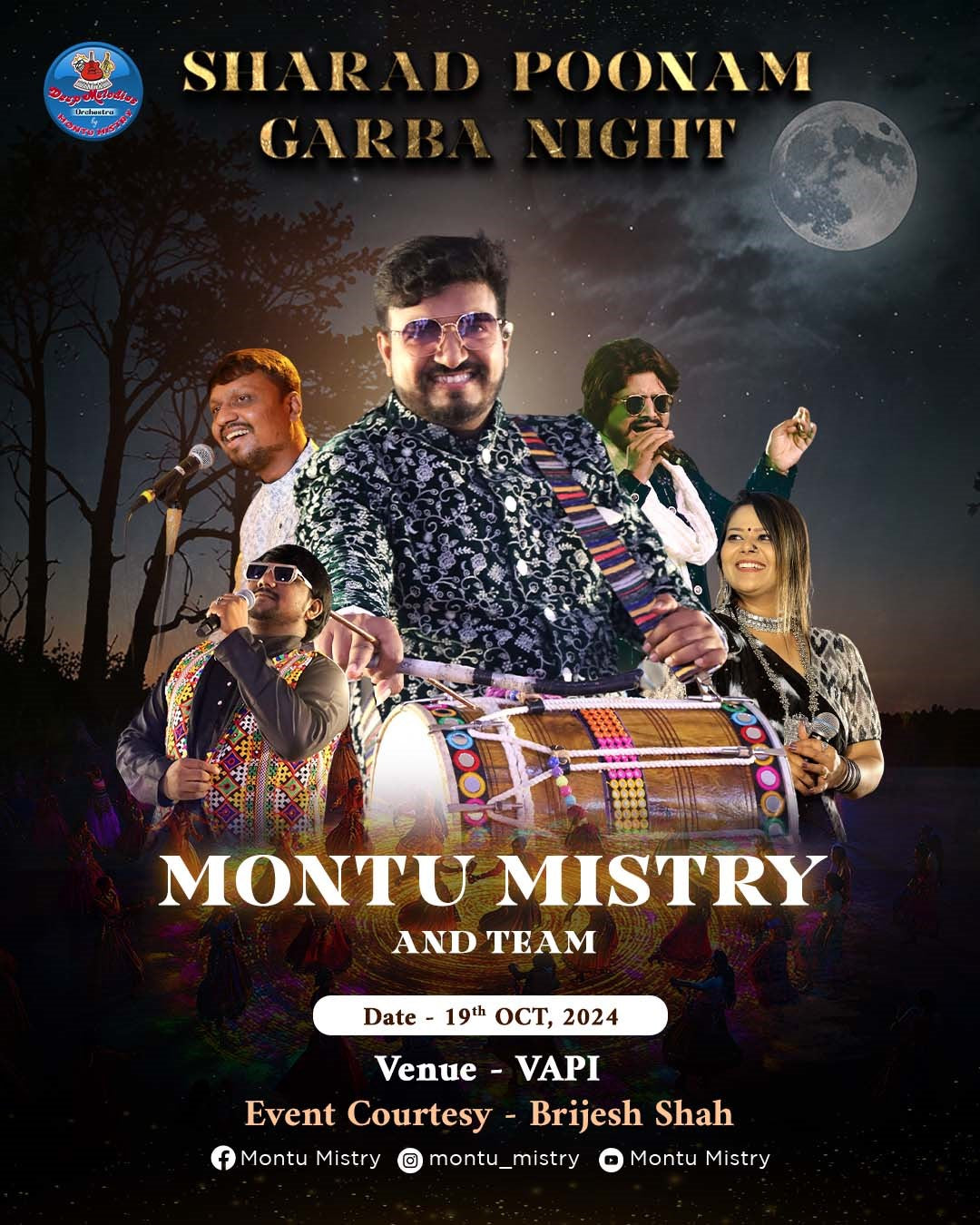 EventPosterDesignforMontuMistryByVictoryBrandAgency