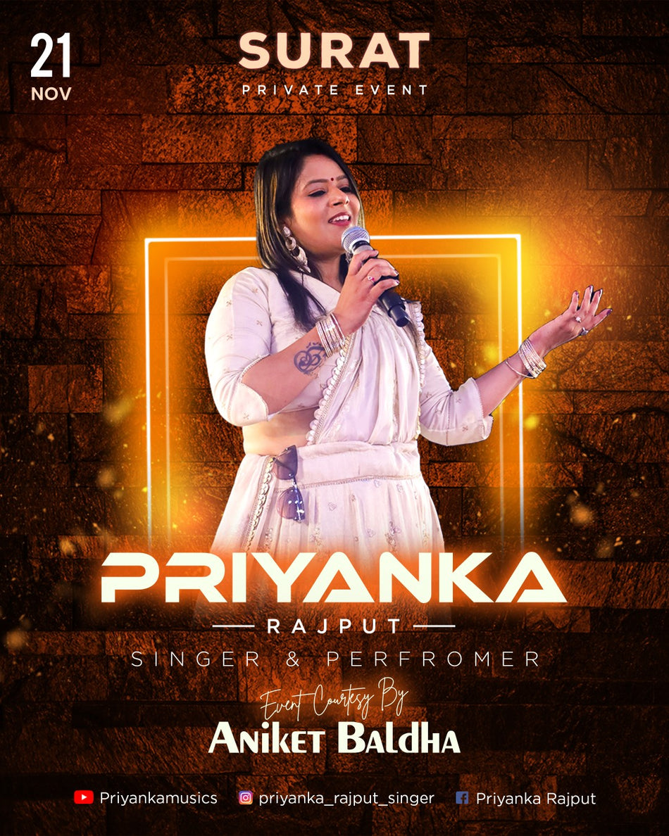 EventPosterforPriyankaRajputByVictoryBrandAgency
