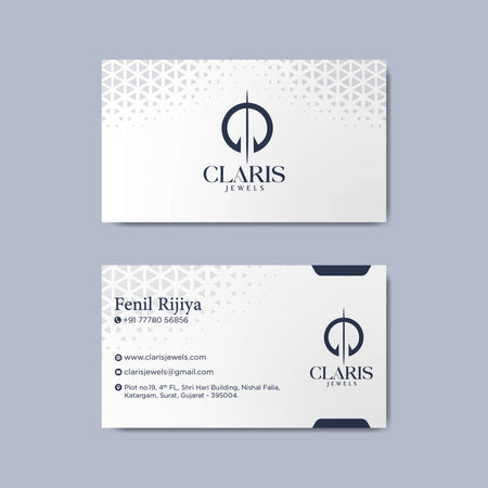 Custom Jewelry & Diamond Visiting Card Design | Stores, Designers & Print-Ready