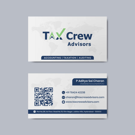 Custom Accountant Visiting Card Design — Professional & Trustworthy Cards