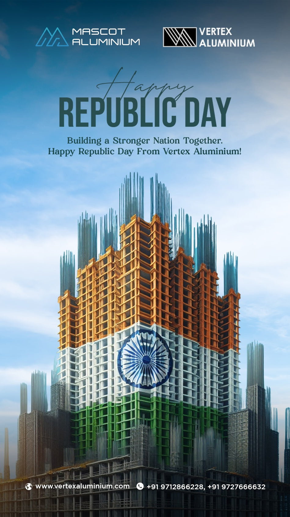 Aluminum shop Festival Post — Celebrating Strength Shine This Season (Diwali • Makar Sankranti • New Year)