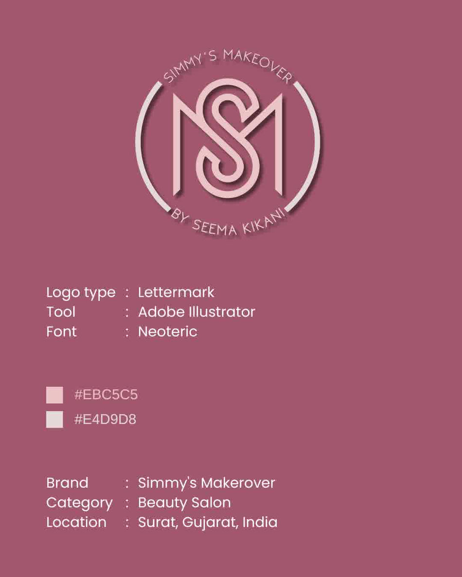 Glamorous Cosmetics Logo Design — Branding for Beauty & Skincare Brands