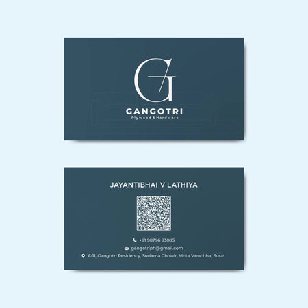 Custom Visiting Card Design — Hardware Shop & Furniture Branding