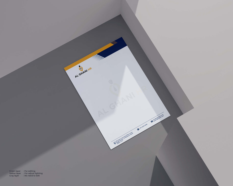 Custom Recruitment Agency Letterhead Design | Print-Ready & Professional