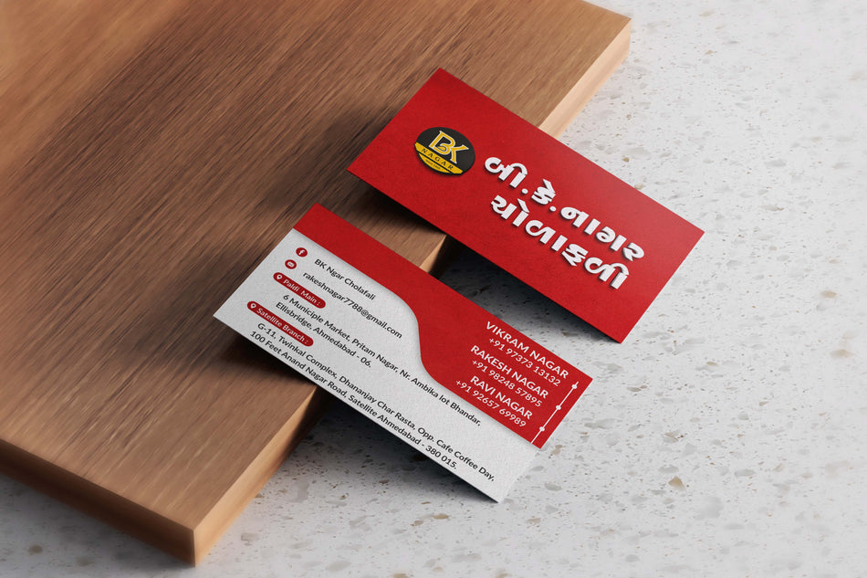 Flavor & Feast — Custom Visiting Cards for Food & Catering Services