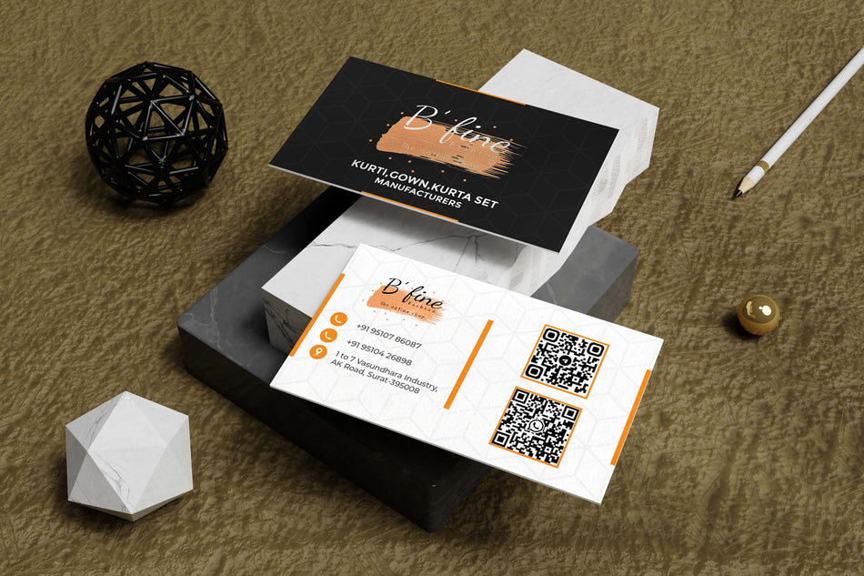 Custom Textile & Fabric Visiting Card Design | Shops, Designers & Print-Ready