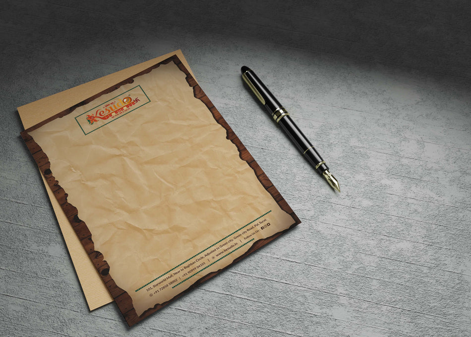Custom Restaurant & Hotel Letterhead Design | Print-Ready & Elegant