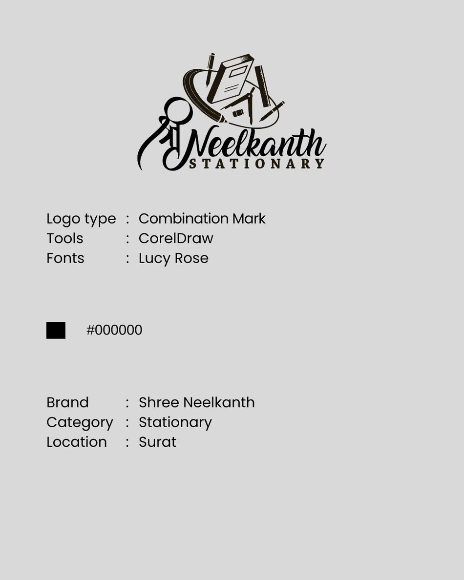 Custom Stationery Logo Design — Branding for Office, School & Personal Supplies