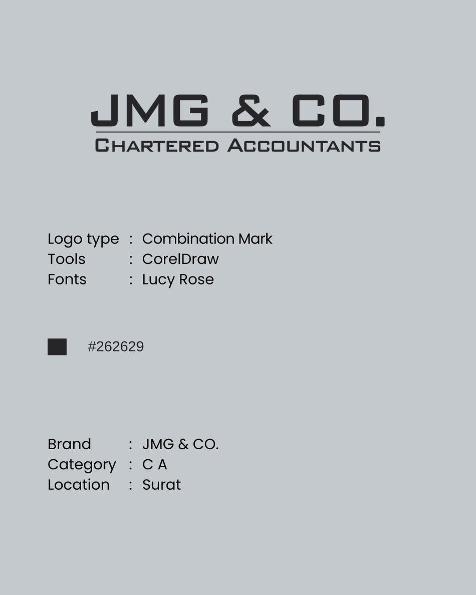 Elegant Logo Design — Chartered Accountant & Finance Branding