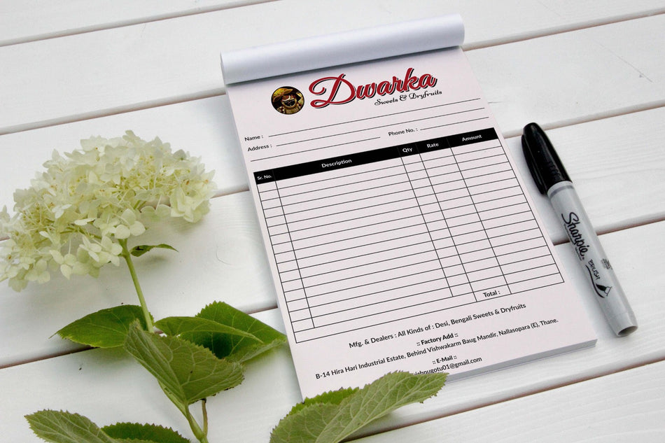 Serve with Precision - Custom Bill Books for Food & Catering Businesses