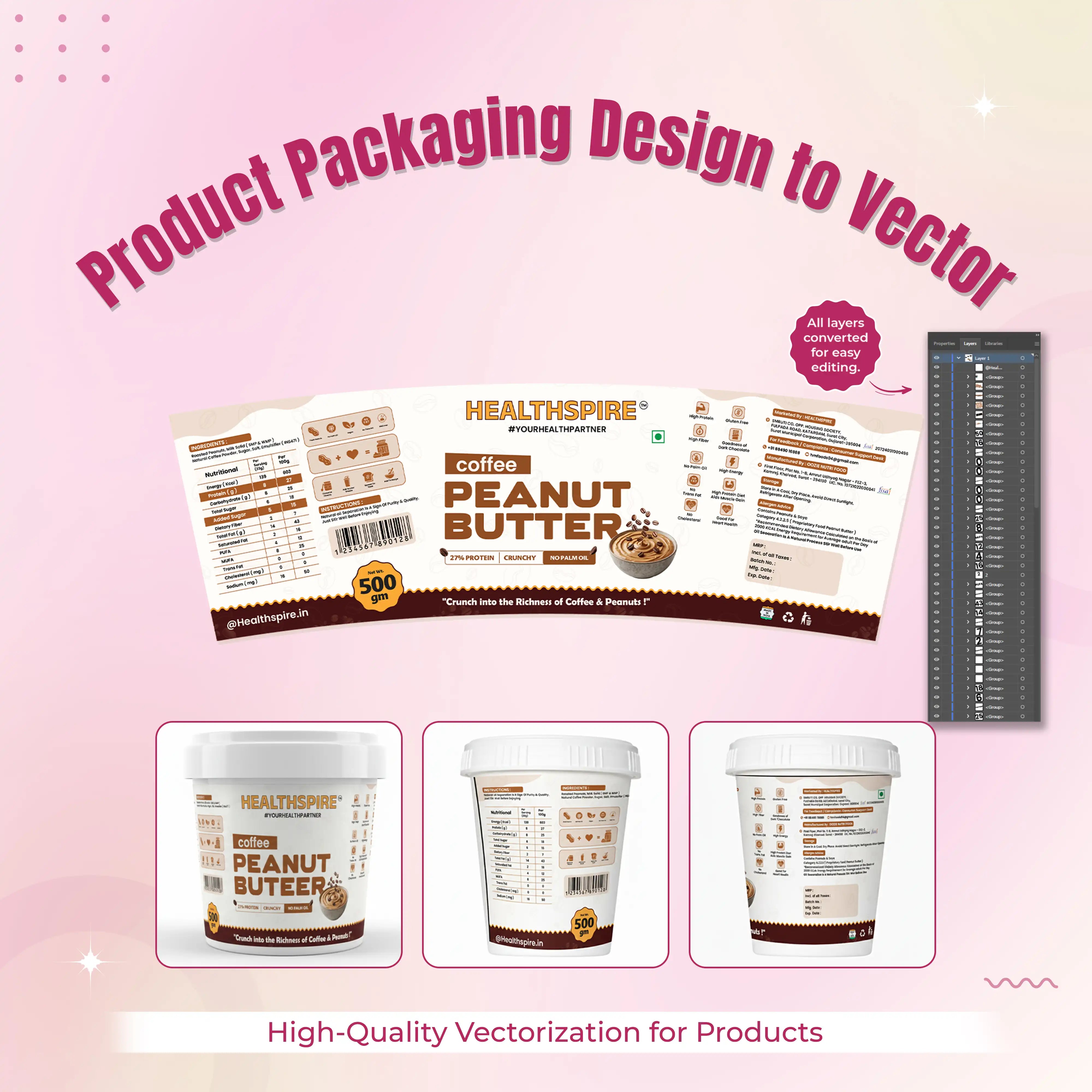 Product Packaging Design to Vector – High-Quality Vectorization for Pr ...