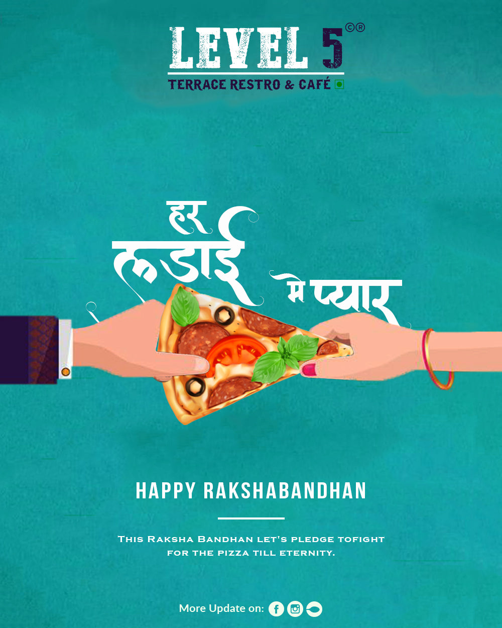 WeWillCustomRakshaBandhanPostsCelebrateSiblingLove_Pizza