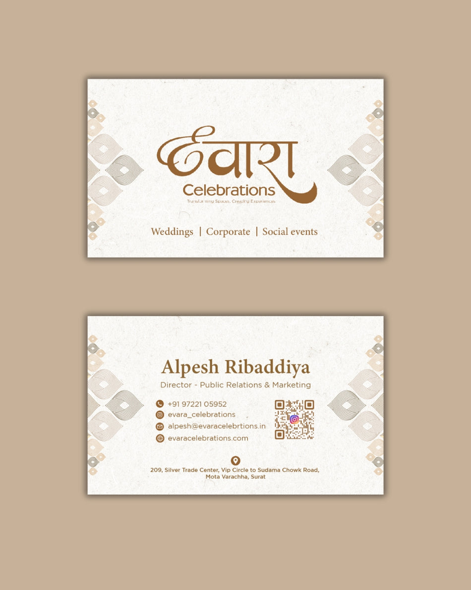 Custom Event Visiting Card Design — Professional & Creative Cards