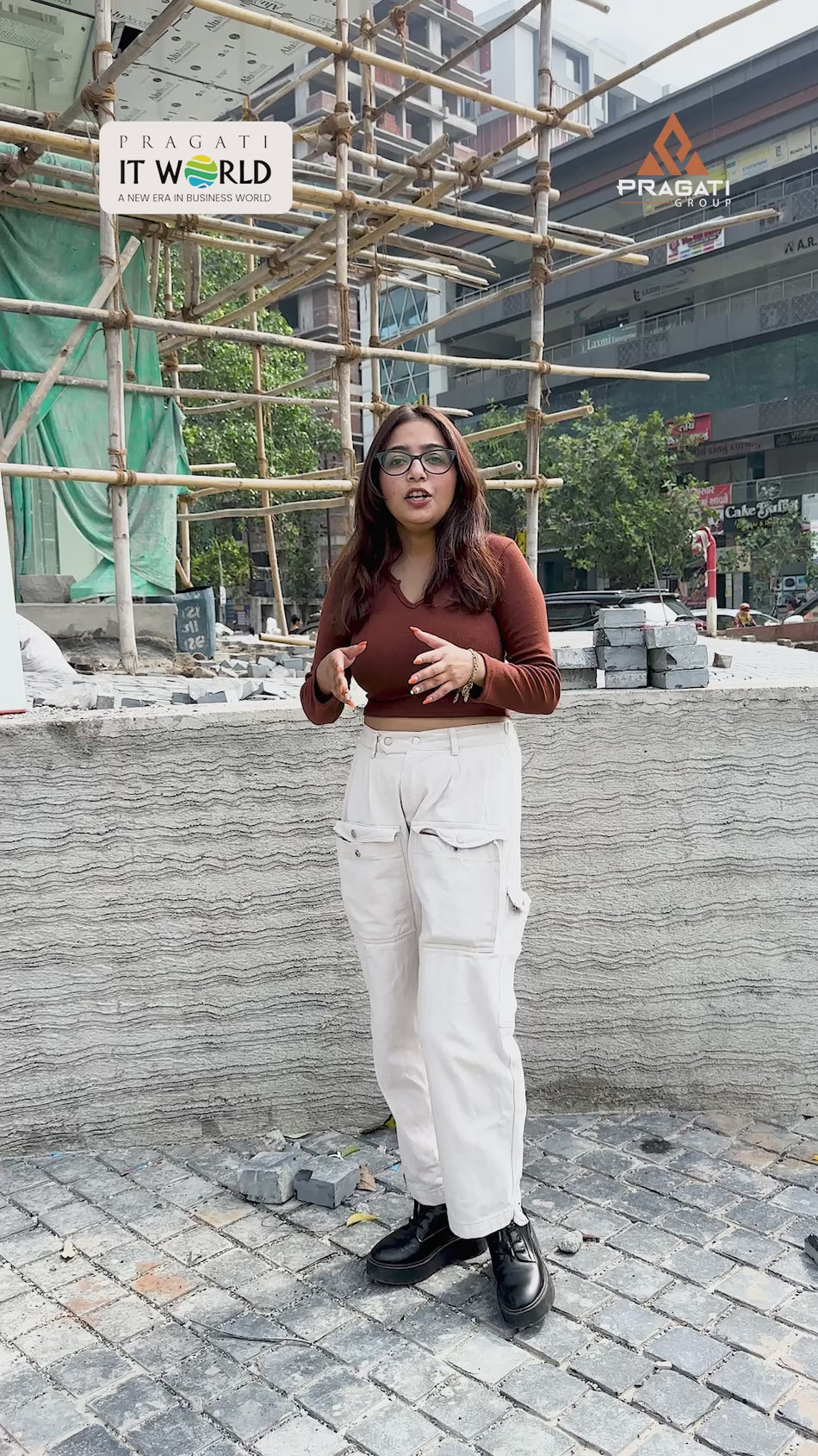 InfluencerDhwaniShiluOfficeSpaceAdvertisementReelsByVictoryBrandAgency