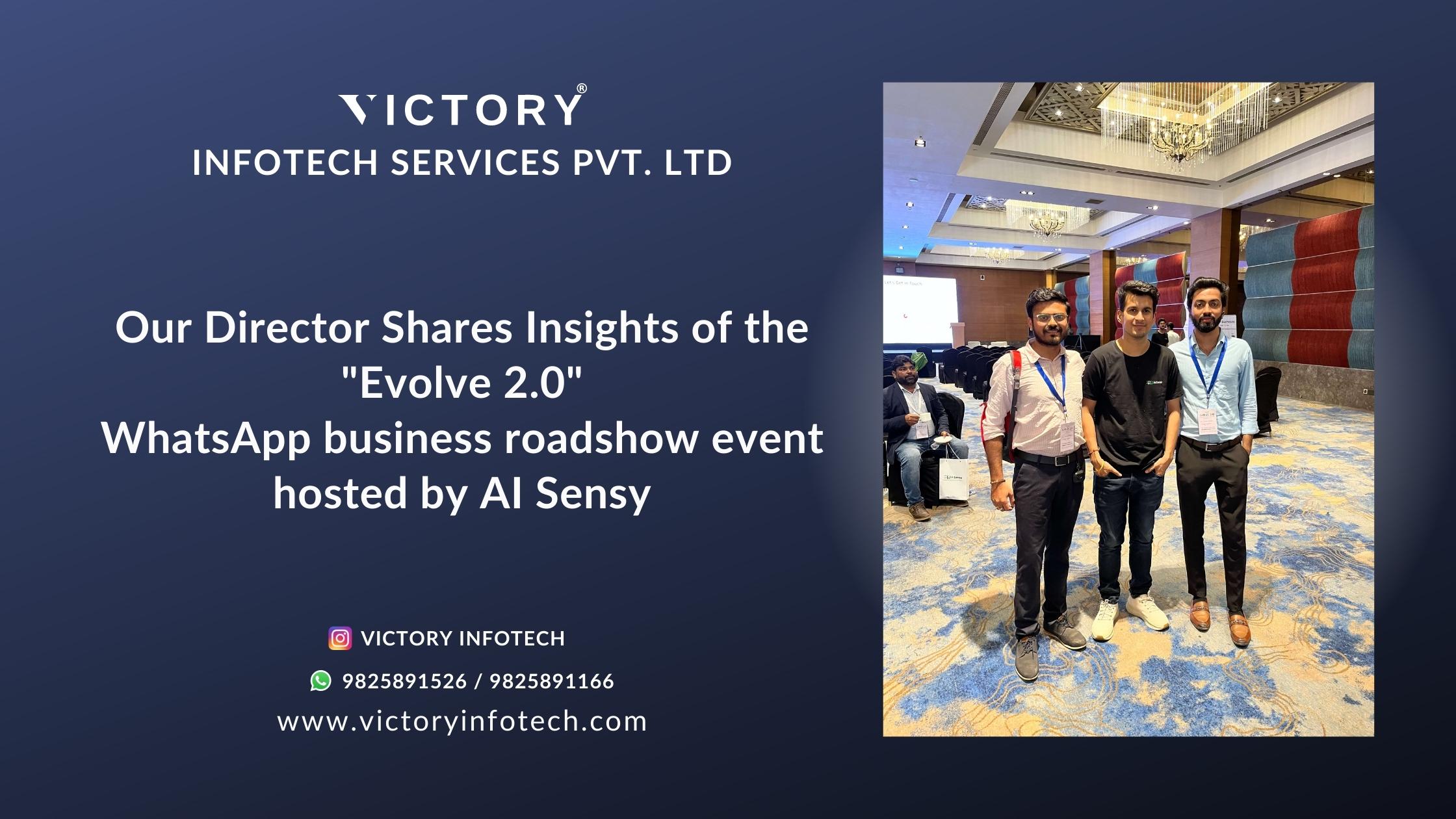 Our Director Shares Insights of the Evolve 2.0 event hosted by AI Sensy